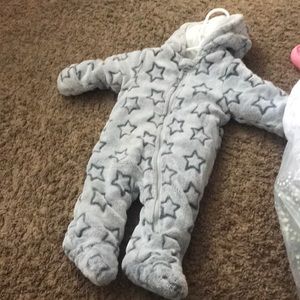 Fuzzy onesie